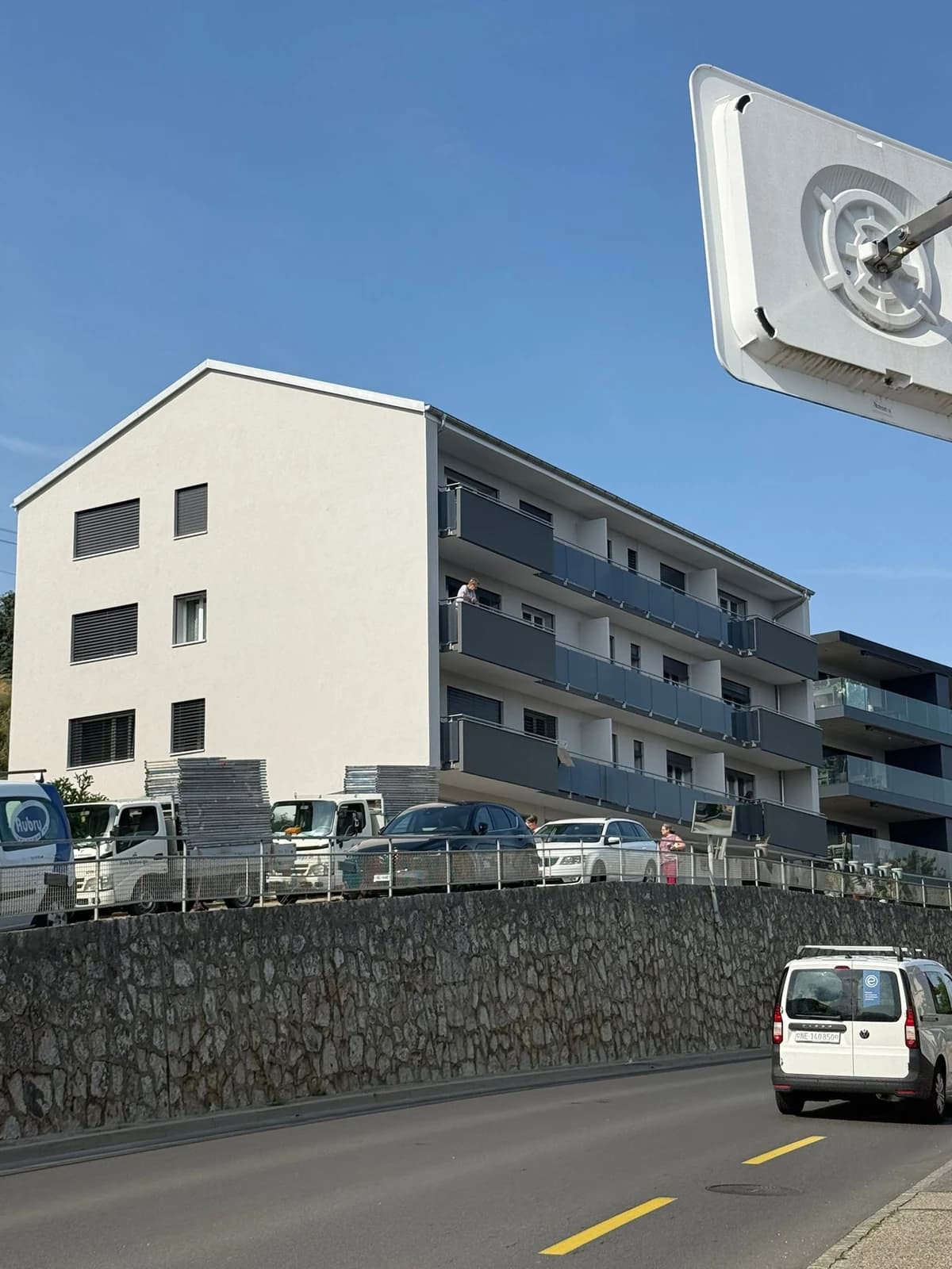Balcony façade of Gare 27 after renovation