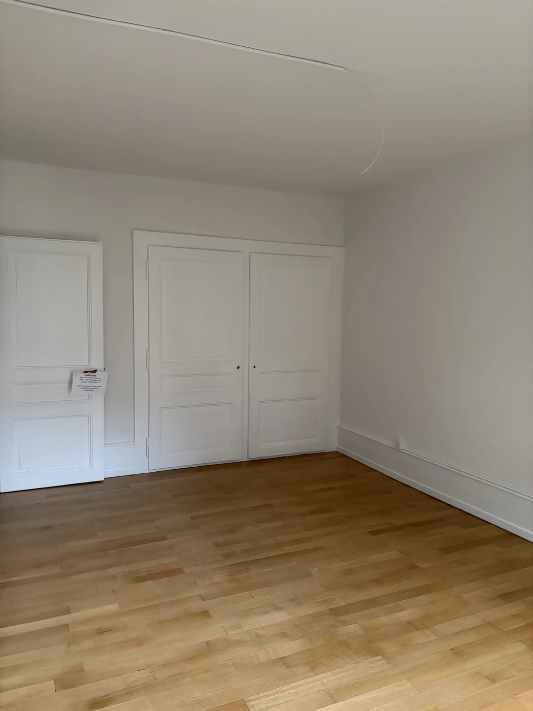 Les menuiseries et le nouveau parquet
